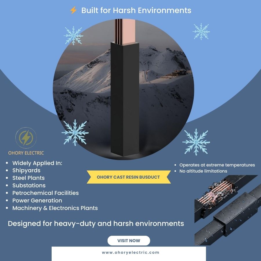 High-Performance Cast Resin Busduct | Waterproof, Fireproof, IEC 61439-6 Compliant